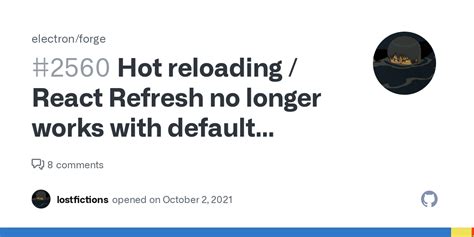 electron forge hot reload.